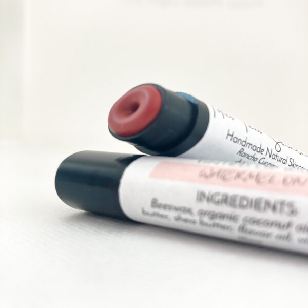 Tinted Watermelon Natural Lip Balm Chapstick - Image 4